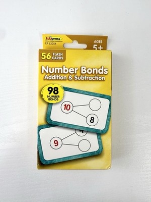 Teacher Created Resources Number Bonds Flash Cards Addition and Subtraction
