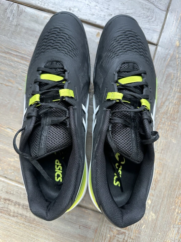 Tênis ASICSs Gel- Resolution X preto, tamanho 12.5 - Imagem 4 de 4