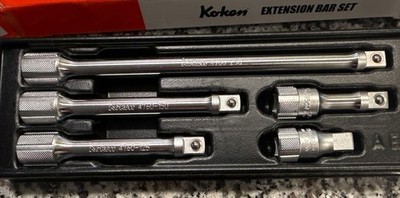  PK4760/5 Ko-ken USA 1/2 Sq. Dr. Extension Bar set 50-250mm ABS Tray  5 pieces
