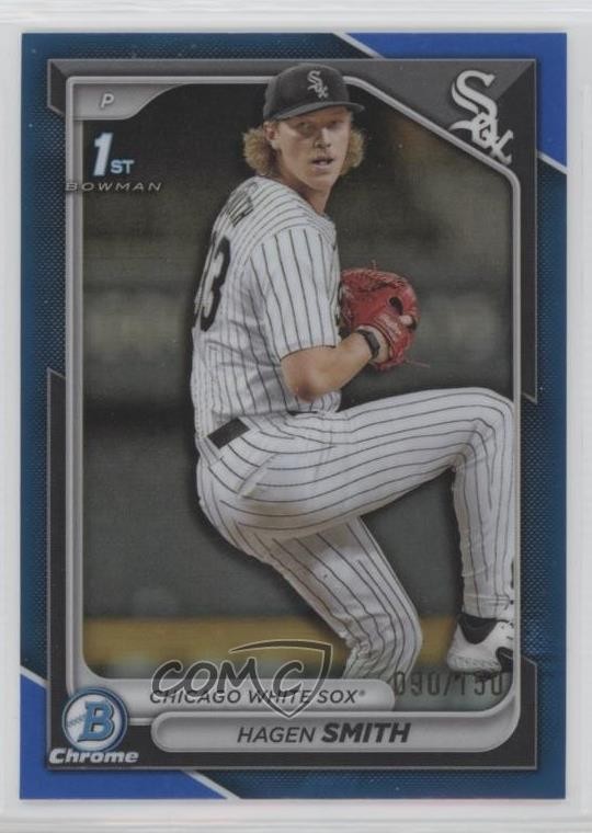 2024 Bowman Draft Chrome Blue Refractor /150 Hagen Smith #BDC-2 16i3