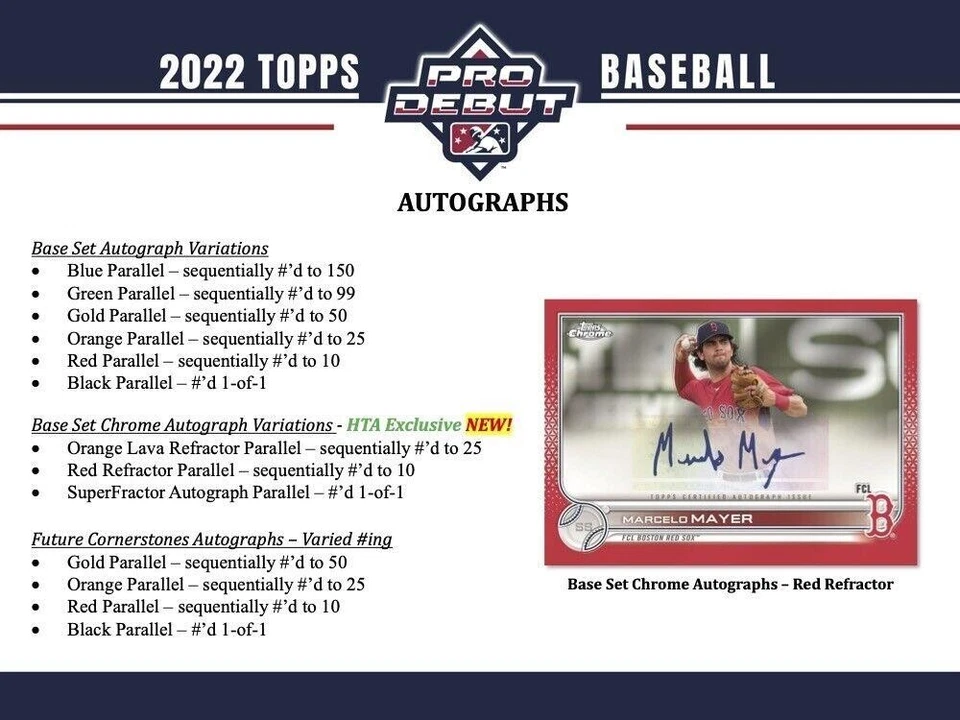 2022 Topps Pro Debut Baseball Factory Sealed Hobby Jumbo Box 3 Auto - Image 4 of 4