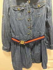 Ralph Lauren Big Girl Denim Dress Size 10