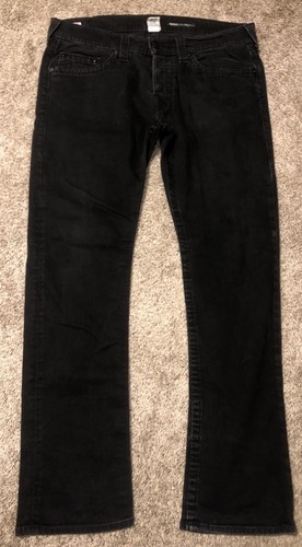 Black Originals By True Religion Geno Slim Jeans Men’s Sz 36