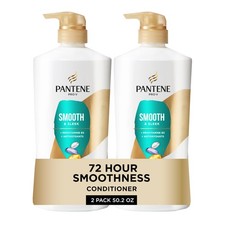 Pantene Conditioner, Smooth and Sleek - Frizz Control 50.7 Fl Oz (Pack of 1) 0.59 per fl oz