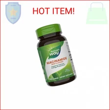 Nature's Way Niacinamide, Non-Flushing Vitamin B3, Supports Cellular Energy*, 50