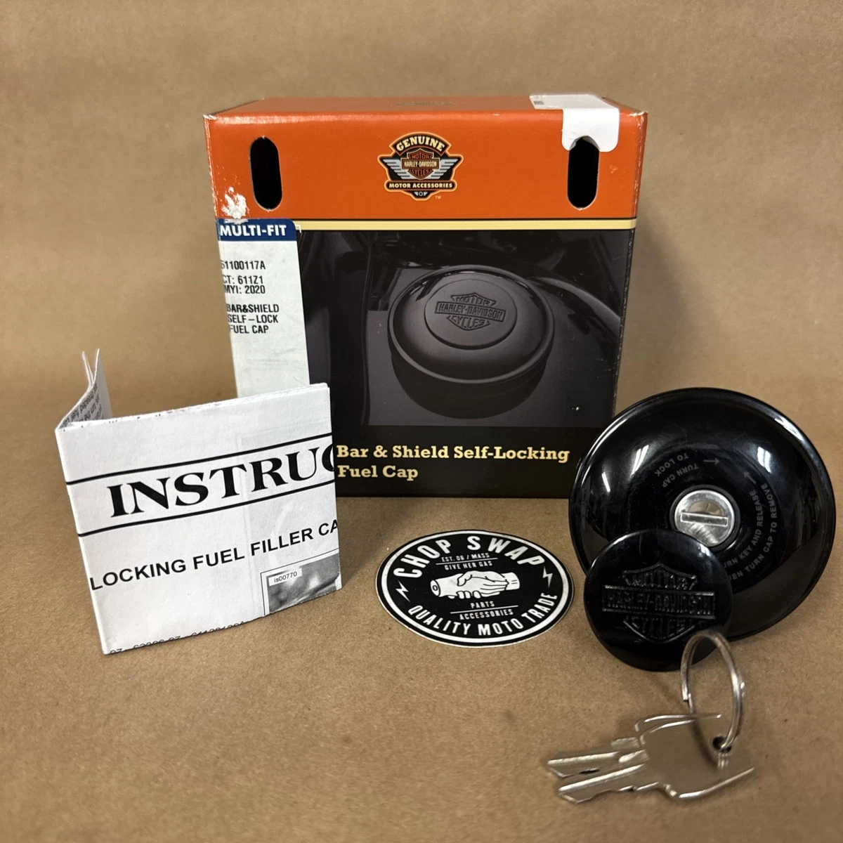 Motorcycle Fuel Caps for Harley-Davidson for sale | eBay