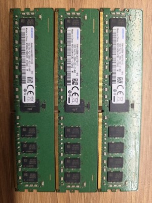 DDR4 48GB (3x16GB) Samsung 2666V RAM ECC REG RDIMM