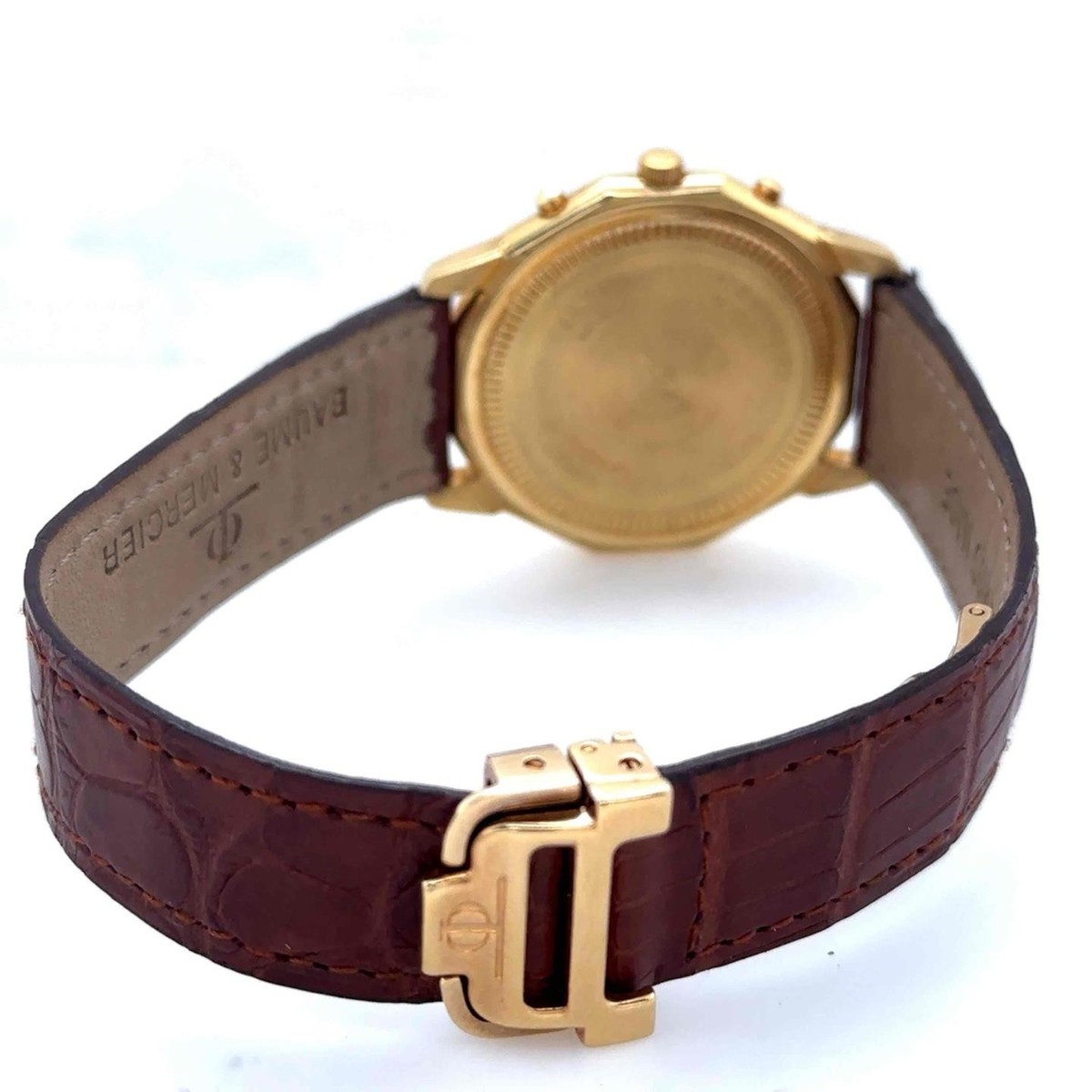 Baume & Mercier Vintage Riviera Quartz 34mm 18k Yellow Gold Men's