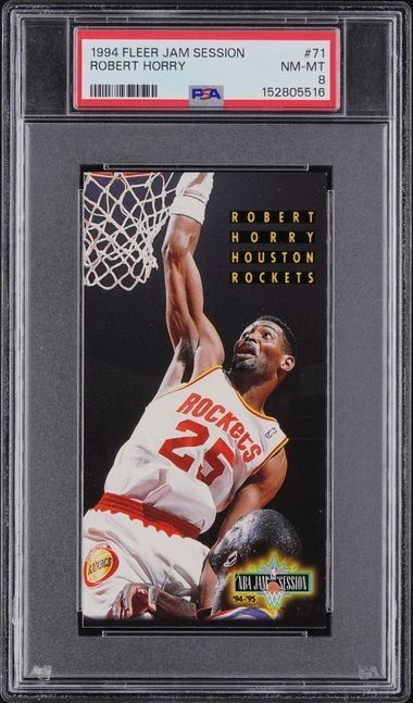 1994 FLEER JAM SESSION 71 ROBERT HORRY PSA NM/MT 8 152805516