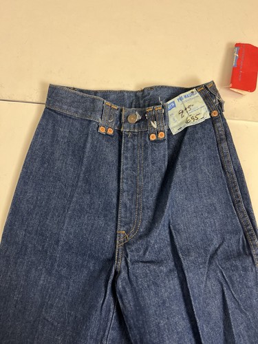 Vintage 1980 Olympics Levi's Denim Jeans Student Size 24x33 Dark Wash NOS - Picture 4 of 14