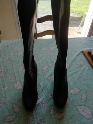 Bottes Noir Compensé Pointure 39 Sans Marque Générique Femme Occasion - Photo 1/4