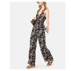 michael kors floral jumpsuit