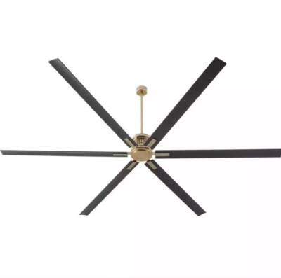 Quorum Zeus 120'' Patio Fan, Aged Brass - 101206-80