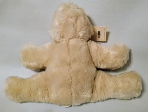 Oso Pottery Barn marfil blanco roto Andrew peluche con peso etiquetas de 11" - Imagen 6 de 7