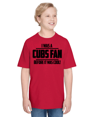 Chicago Cubs Cubs Fan Youth T-shirt Ring Spun Cotton Size XS-L Kids T-Shirt - Picture 2 of 3