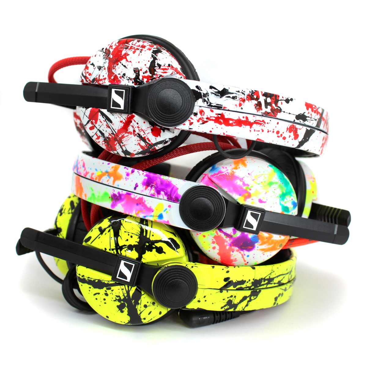 Sennheiser HD25 Custom Splatter Painted Custom Cans