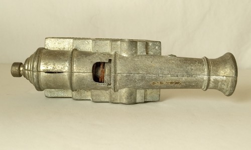VTG JR Callen Aluminum Cannon Jolly Roger Metal Toy Ships Pirates - Picture 8 of 9