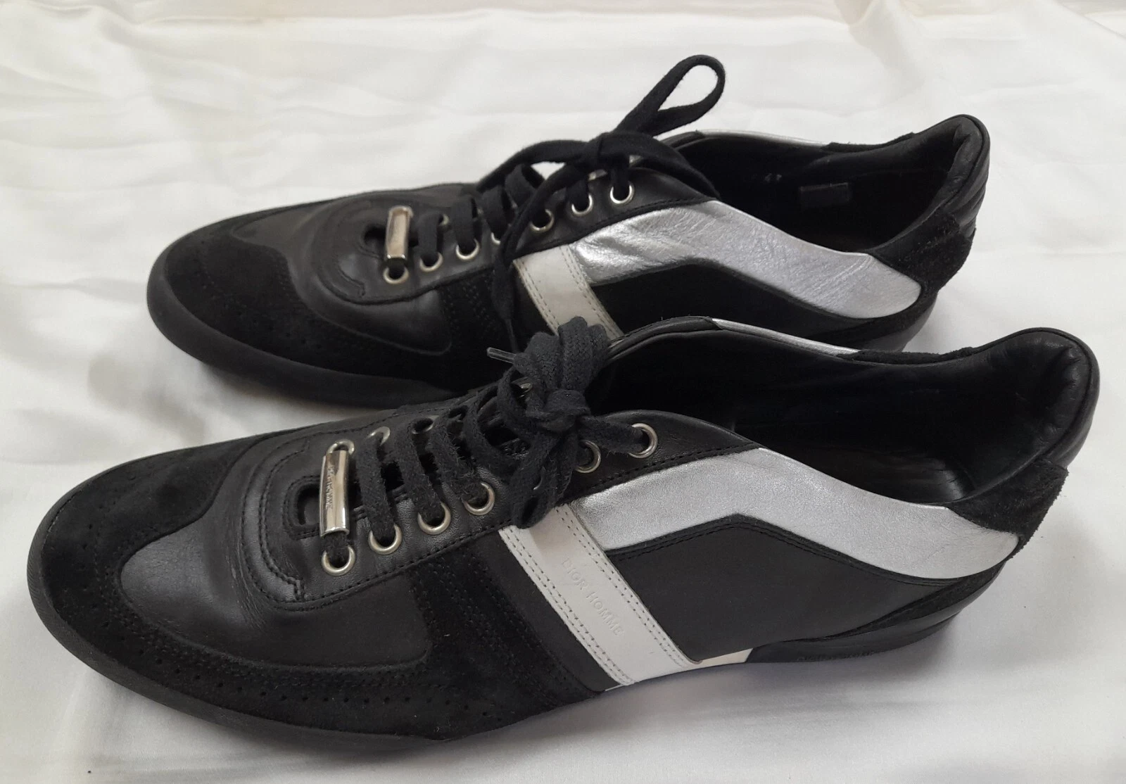 Baskets basses Dior cuir n seude 43EU