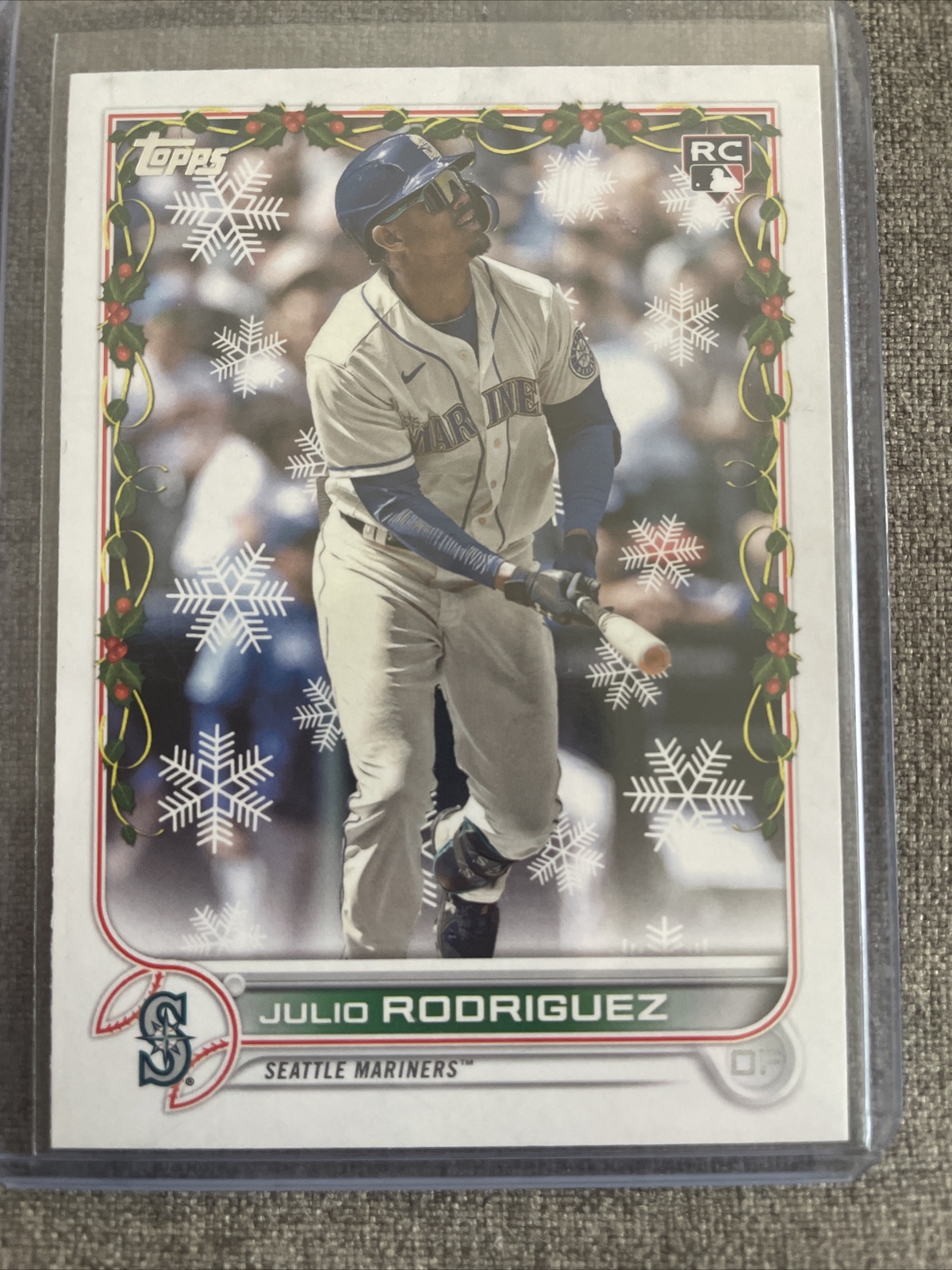 2022 Topps Holiday - #HW44 Julio Rodriguez (RC)