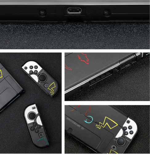 NS OLED Split Cover Skin Hard Case Shell For Nintendo Switch Subject Limitation - Bild 3 von 29