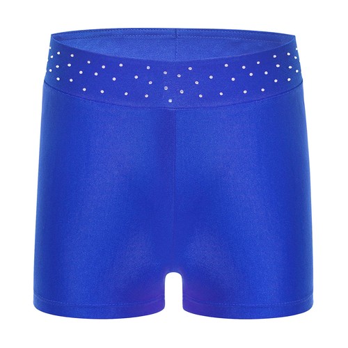 Kids Girls Shorts Sparkly Activewear Ballet Bottoms Dance Dancewear Rhinestones - Picture 6 of 83