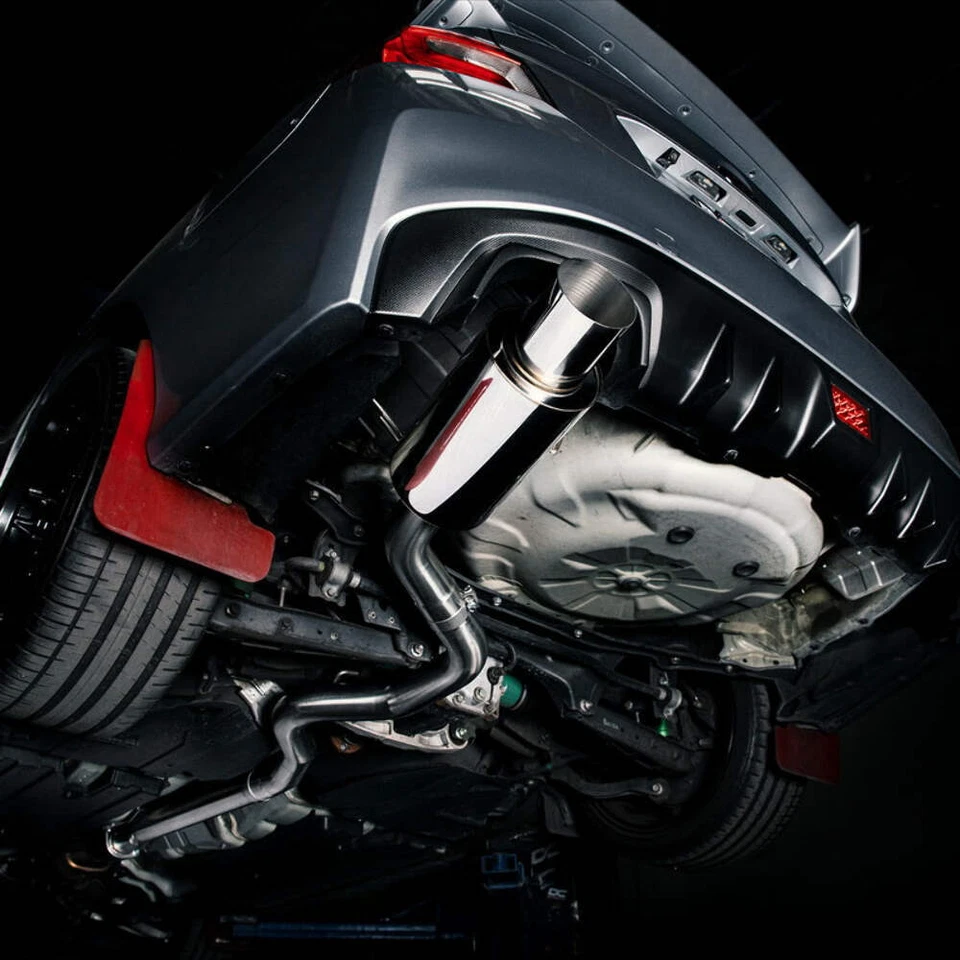 Escape de bote único DC Sports Catback (se adapta a 15-21 Subaru WRX/STI) Foto 3 de 4