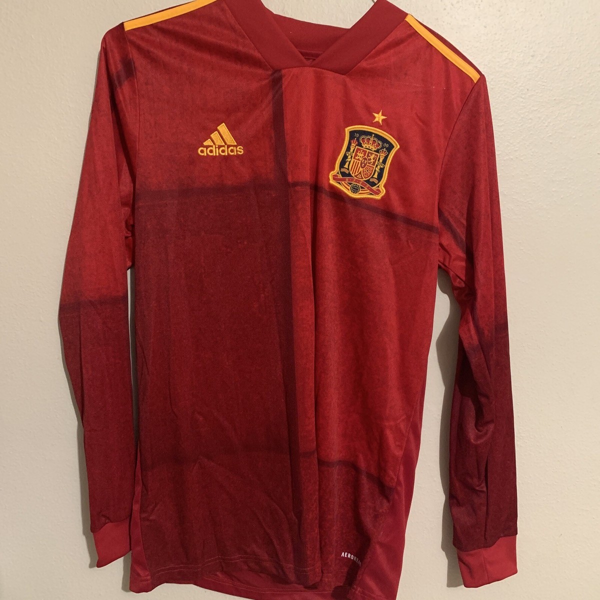 Men's FI6254 Size M NWT ADIDAS Spain National Team EURO 2020 Long