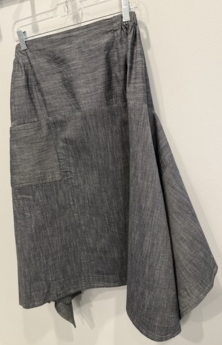 krista larson skirt Pinwheel Blue/gray Cotton NWOT - Picture 5 of 15
