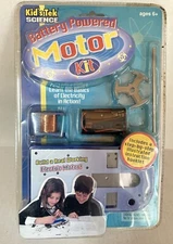 Motor Kit Kid's Tek Science Battery Powered Learn How To Build New Old Stock