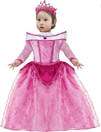 VESTITO COSTUME Maschera di CARNEVALE Primi Passi PRINCIPESSA AURORA | eBay