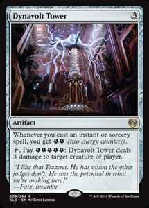 Dynavolt Tower x4 - Kaladesh - Light Play, English - Kaladesh