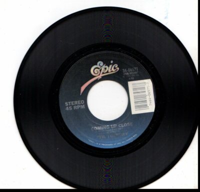 TIL TUESDAY COMING UP CLOSE/ANGELS NEVER CALL 45RPM VINYL