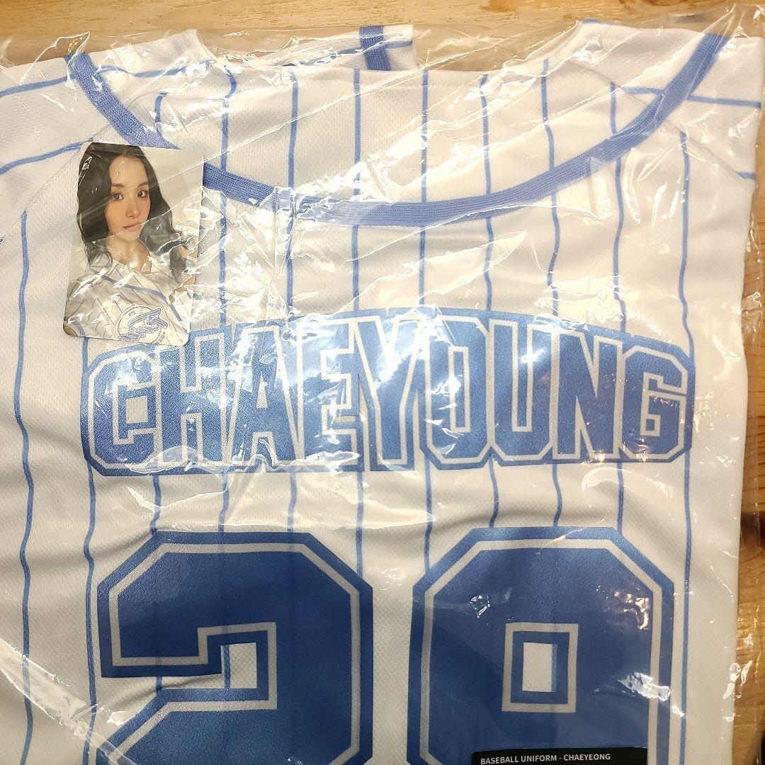 TWICE CHAEYOUNG Baseball Uniform Photocard 9TH ANNIVERSARY