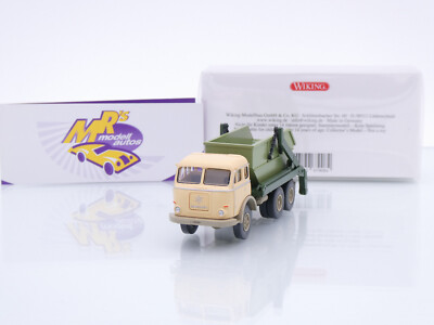 Wiking 0679 08 # Henschel Absetzkipper Baujahr 1955-61 '' elfenbein-grün '' 1:87