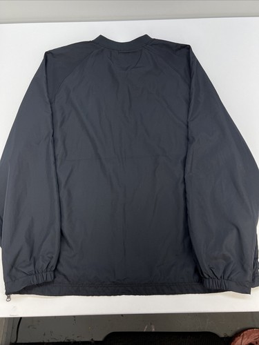 Hooters Concord NC Sport-Tek V Neck Long Sleeve Lined Windbreaker Men 2XL Black - Picture 12 of 14