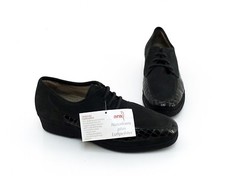 Schnürer Ara Halbschuhe Luftpolster Echtleder anthrazit Gr. 4,5 = 37,5