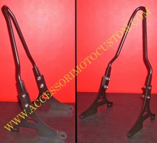 SCHIENALINO SPORTSTER 883 1200 SISSY BAR NERO IRON 48 NIGHSTER SCHIENALE MOTO HD