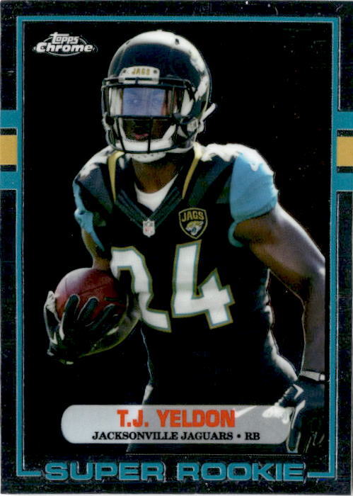 TJ Yeldon Topps Chrome 1989 Super Rookie #89TY Base