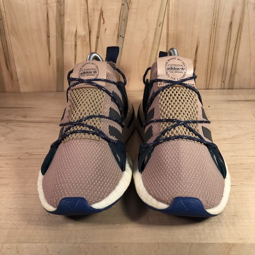 Adidas Arkyn 'Steel' DA9606 Women’s Running Shoes Size 7.5 Beige Blue Sneakers - Picture 3 of 9