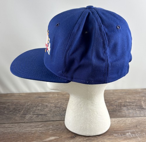 1993 Hall Fame Game Dodgers Indians New Era Snapback Baseball Hat Blue Size M/L - Picture 4 of 7