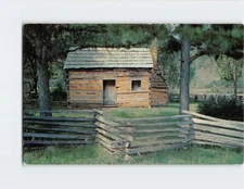 Postcard Lincoln Homestead Knob Creek Hodgensville Kentucky USA