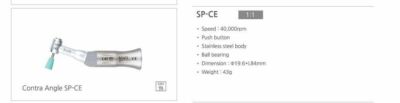Marathon Contra Angle Push Button Handpiece SP-CE Made in Korea (Fast Ship)