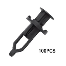 100X Black Push-Type Fastener Rivet Retainer Clips Ref 52161-02020 For Toyota