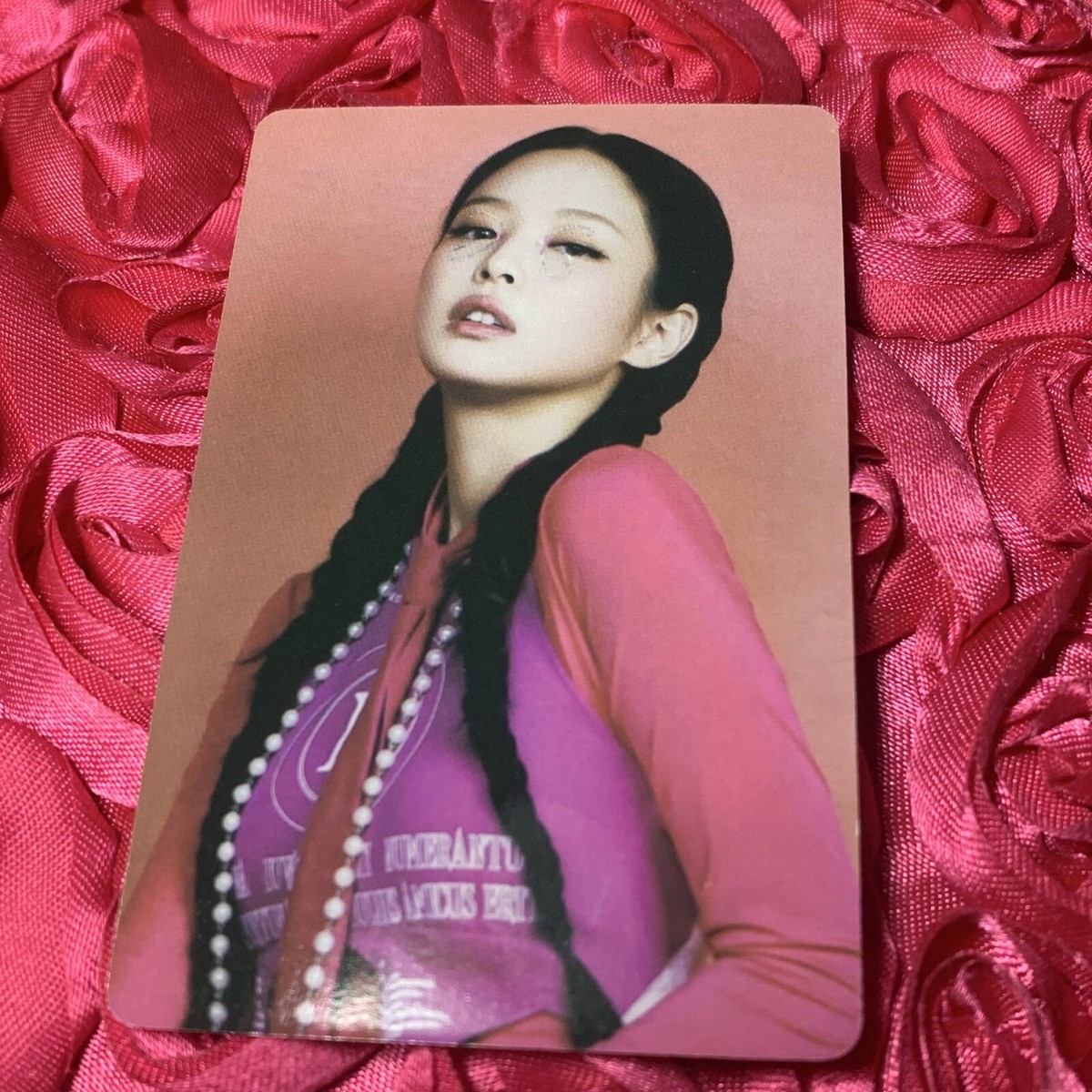Jennie Blackpink Born Pink Shutdown Edition Photocard, Fan Art