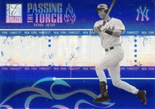 2005 Donruss Elite SP Blue Passing The Torch Derek Jeter NY Yankees 0234/1000