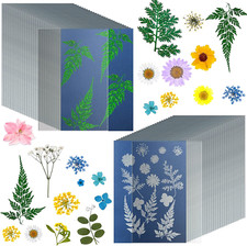 38 Sheets Cyanotype Sun Print Kit with 2 Clear Acrylic Sheets - High Sensitivity
