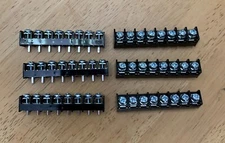 MGI SpeedWare Single Row Screw Terminal Junction Block 300V/20A, 8 pole - Qty 6
