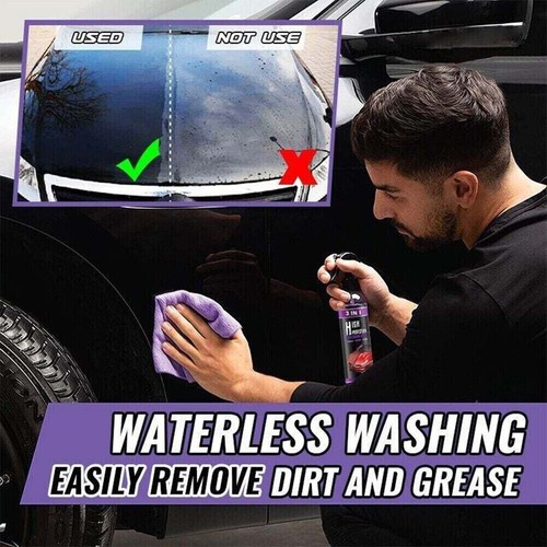 3-in-1 High Protection Quick Car Coat Ceramic Coating Spray Hydrophobic 100ml US - Picture 3 of 11