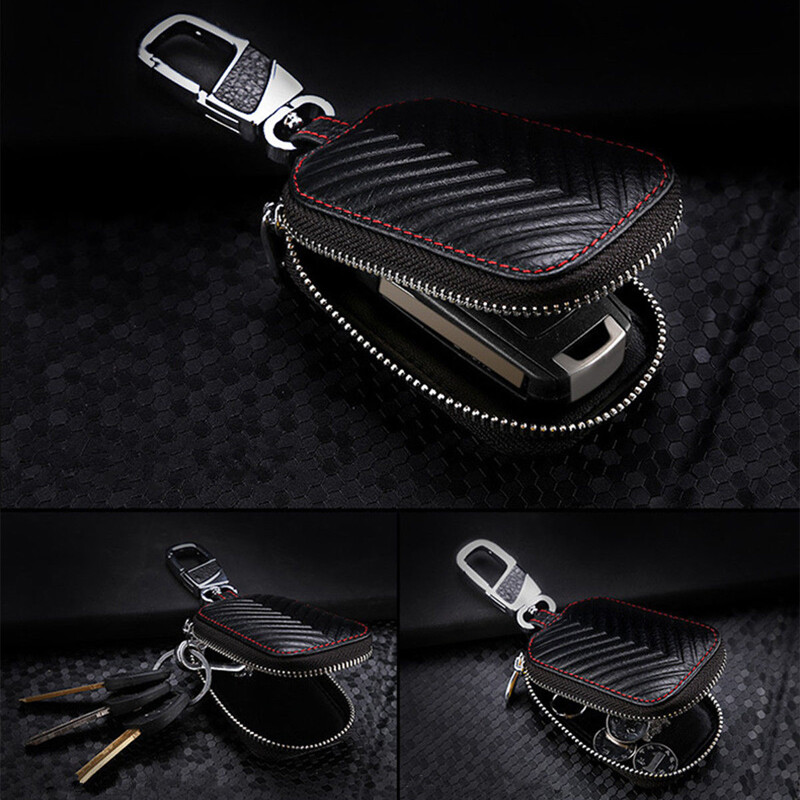 Universal Premium Car Key Fob Case Leather Smart Key fob Holder Remote Key Fob