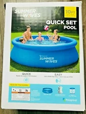Summer Waves 10' x 30" Quick Set Pool WITH FILTER PUMP SHIPS ASAP - BRAND NEW